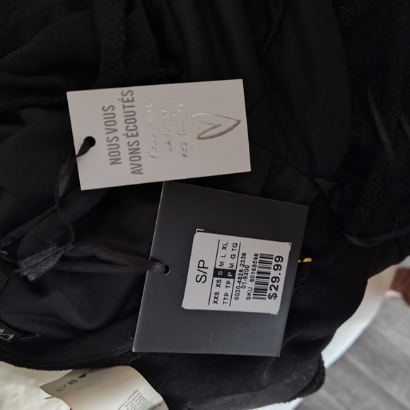 Revamped little black dress. US small, black glitter evening gown - Picture 7 of 7